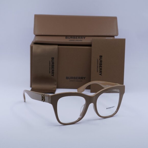 Final Price! Burberry BE2388F 3990 Beige Eyeglasses 52mm - Picture 1 of 9